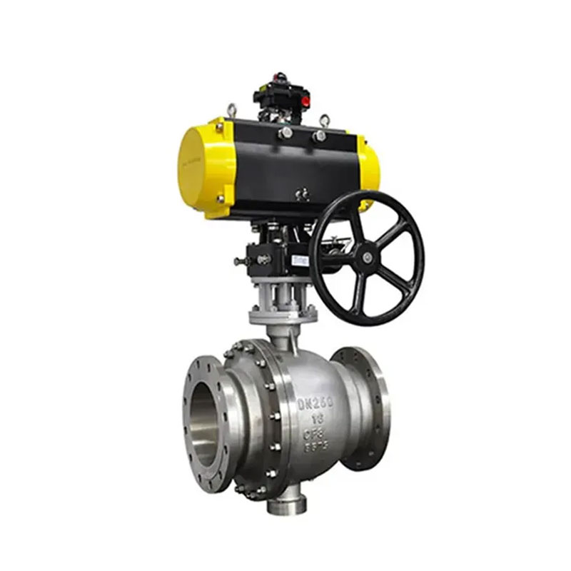 Como um flange de porta completo pode corrigir a eficiência do sistema da válvula de esfera pneumática?