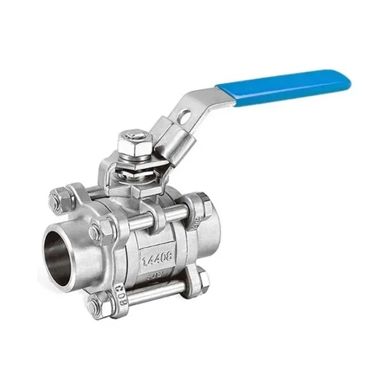 3pc Butt Welled Betes Stainless Aço Ball Válvula
