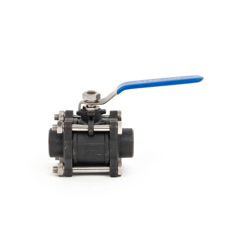 Carbon Steel 3-PC Welded Ends Ball Valve PN64